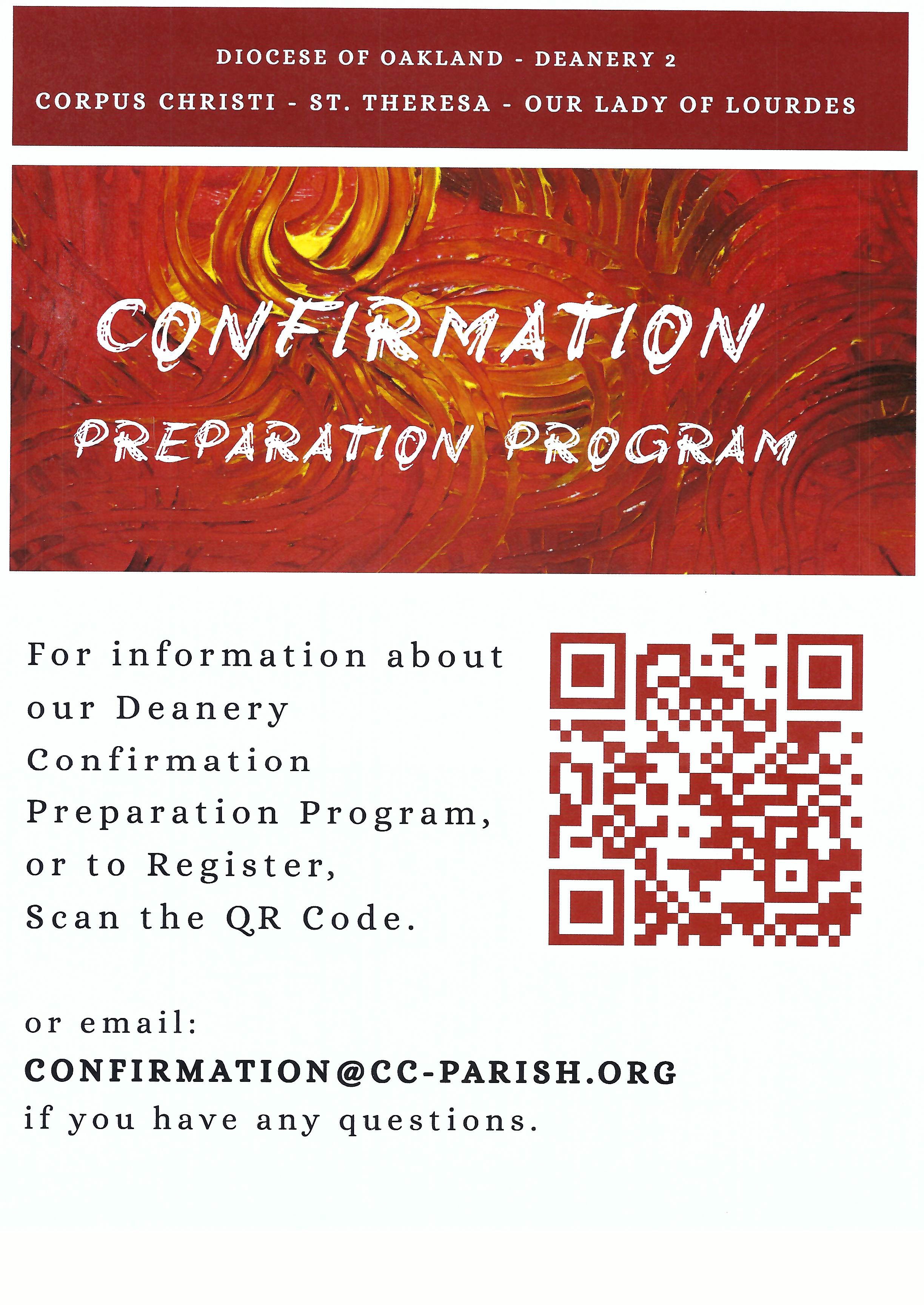 Confirmation Registration 2025