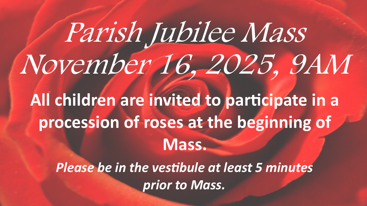 Jubilee Mass   Roses