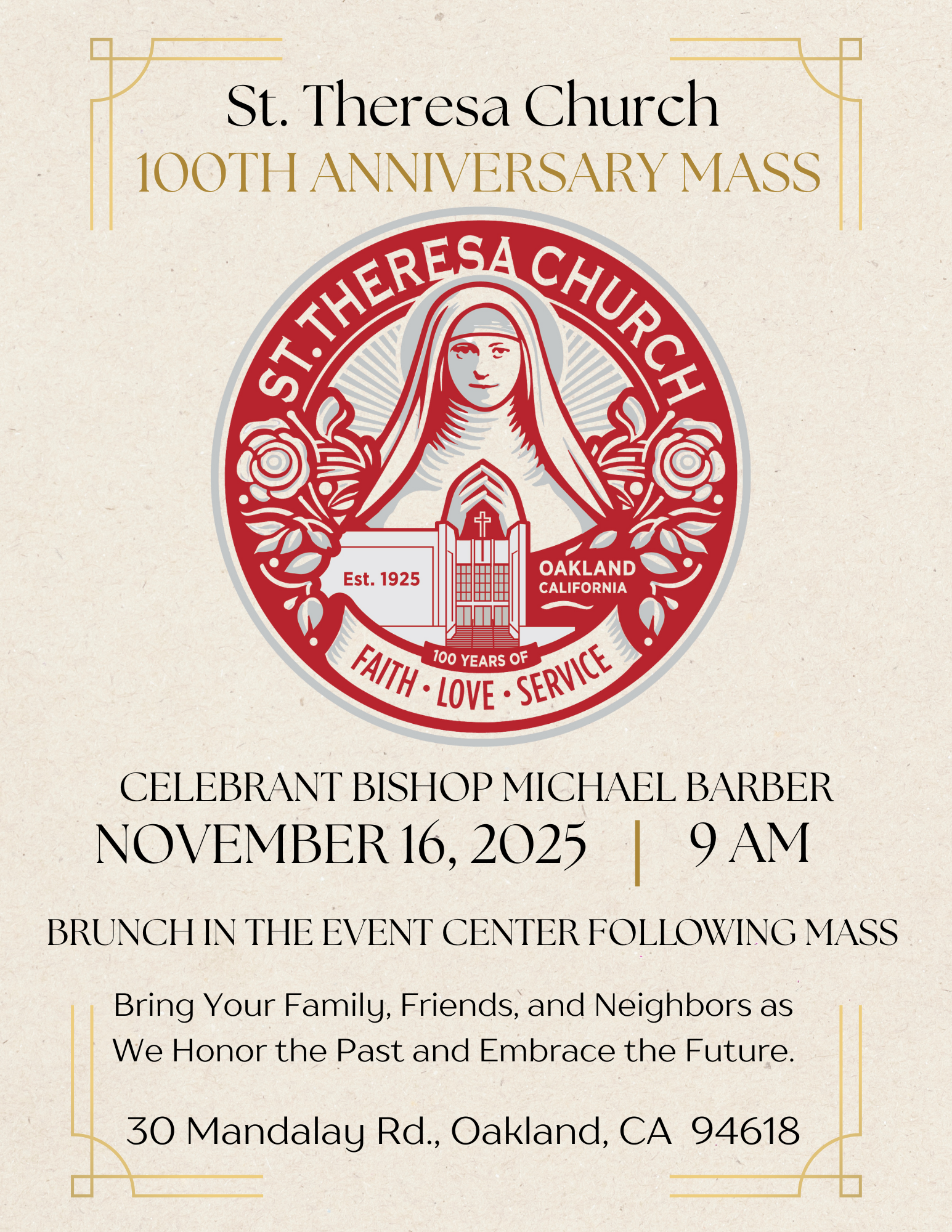 Jubilee Mass Flyer