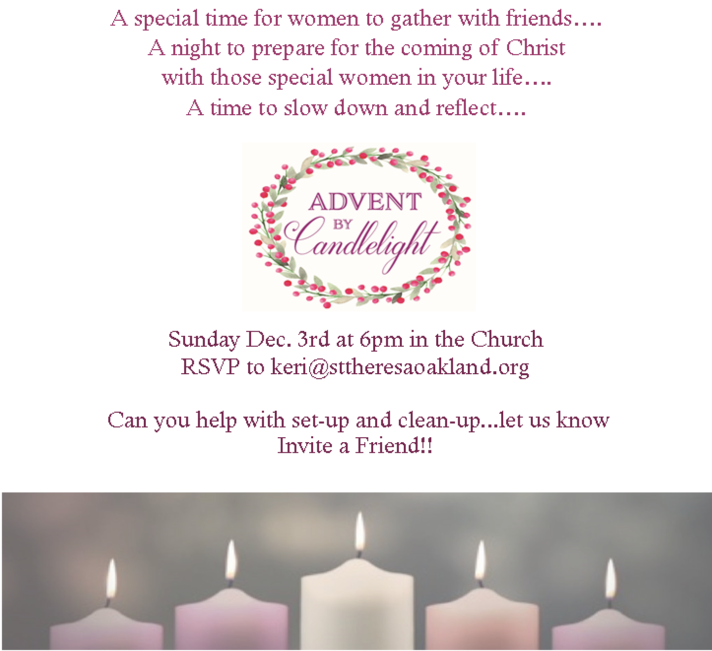 Advent by Candlelight - 2023
