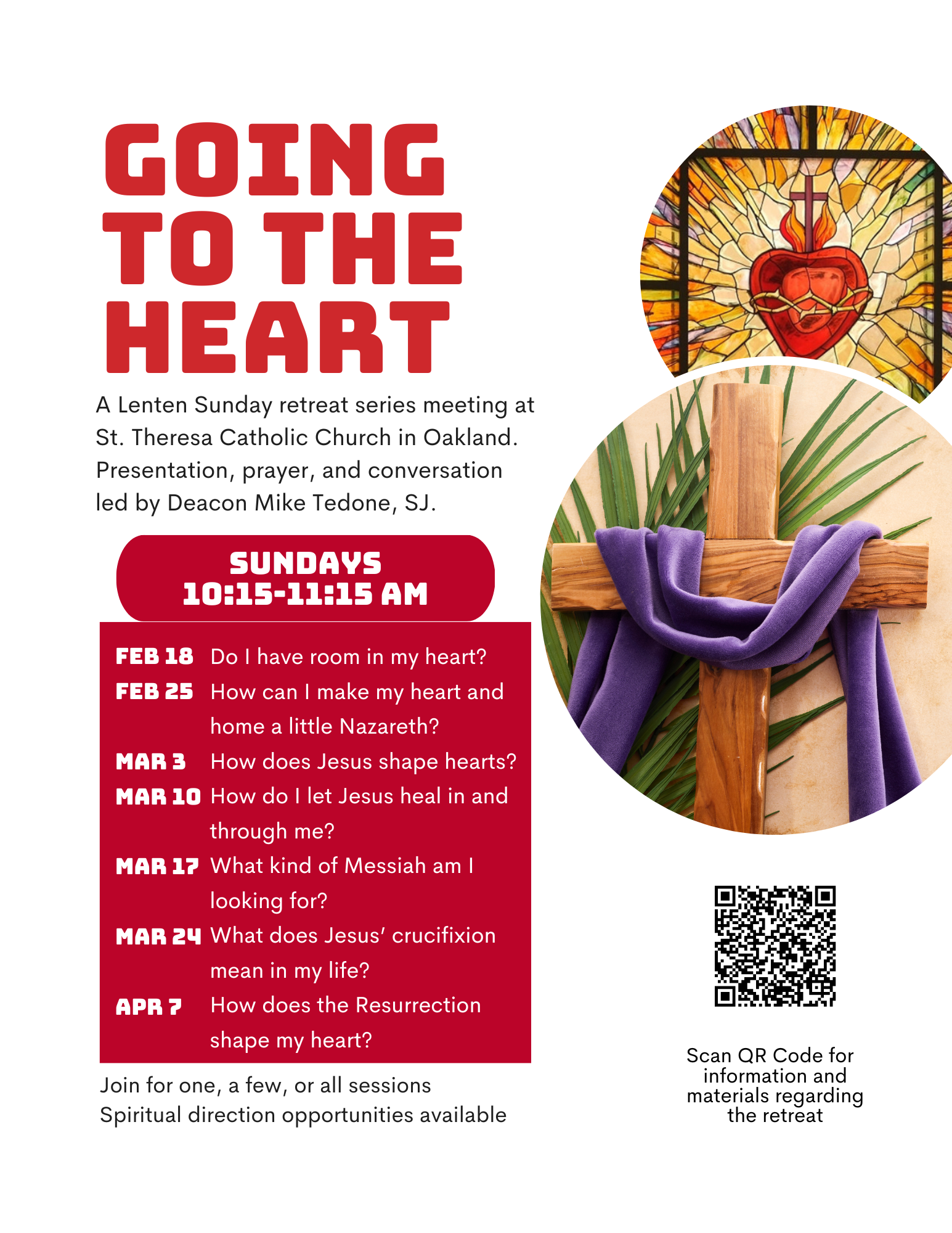 Lent Retreat 2024 Flyer